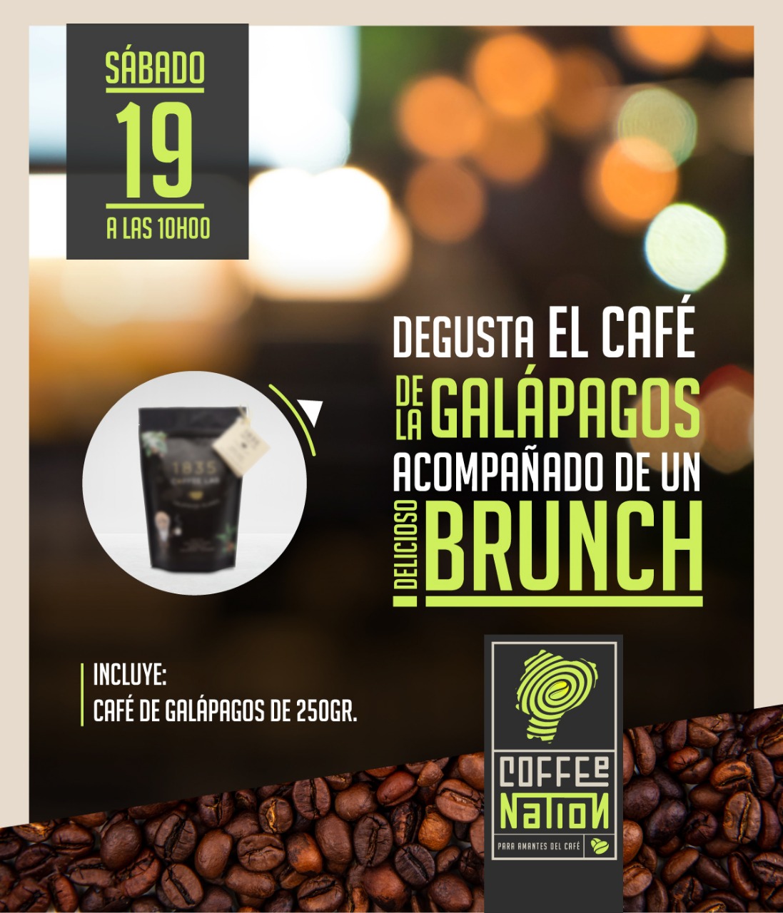 Evento Degustación Café de Galápagos, Ecuador.